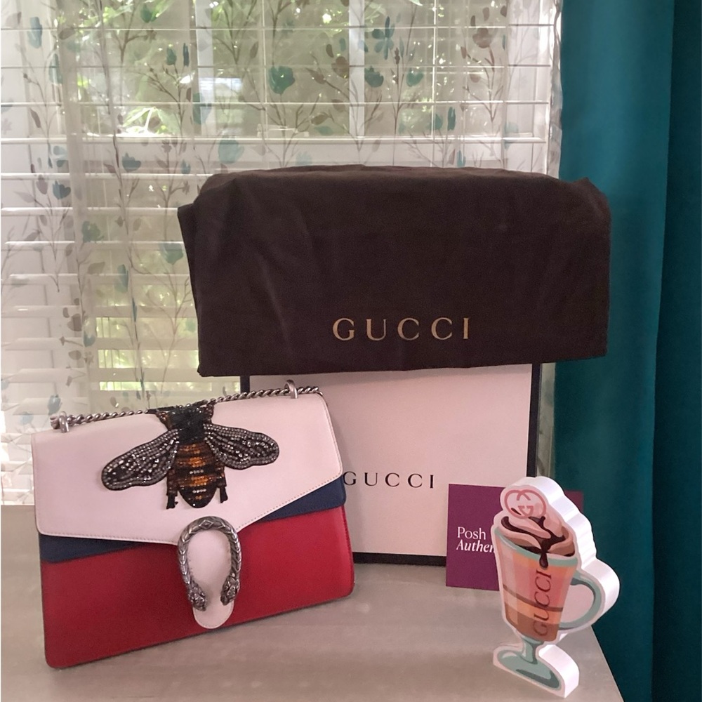 Guicci Dionysus Tri Colored Handbag - Picture 3 of 12